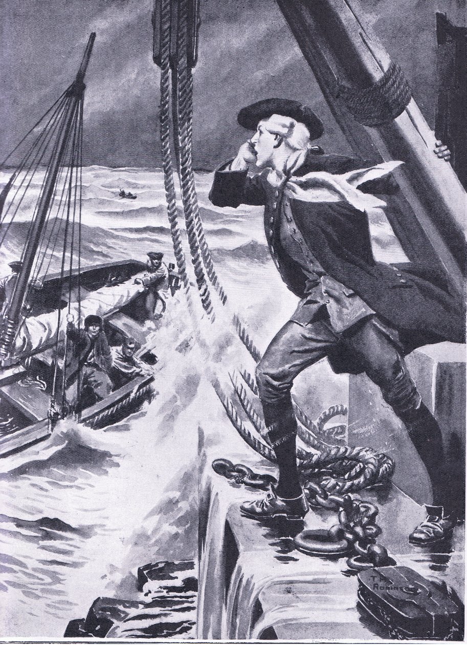 Pour éclairer un chemin vers la mer : Smeaton, illustration tirée de "Cassell