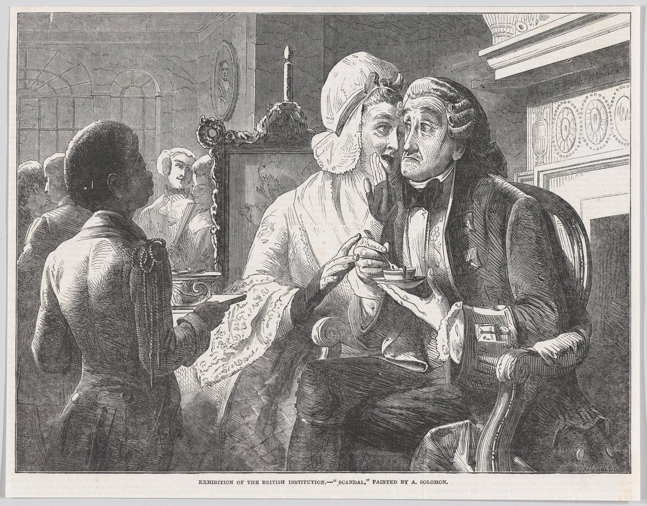 Scandale, de Illustrated London News, 15 février 1851 - Thomas Heaviside