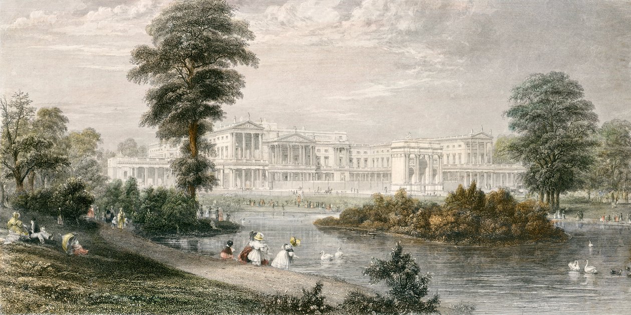 Buckingham Palace, Westminster, Londres, 1835 - Thomas Higham