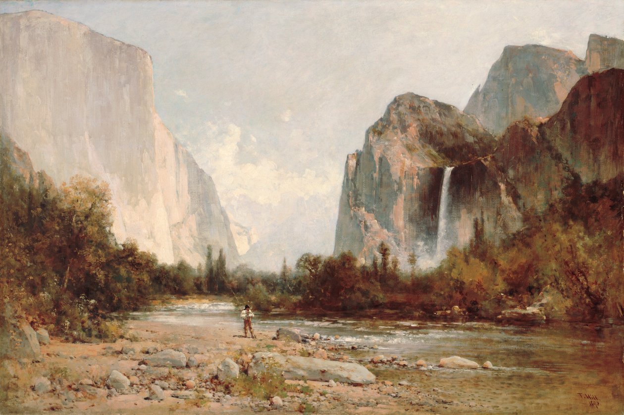 Yosemite, chutes de Bridal Veil - Thomas Hill