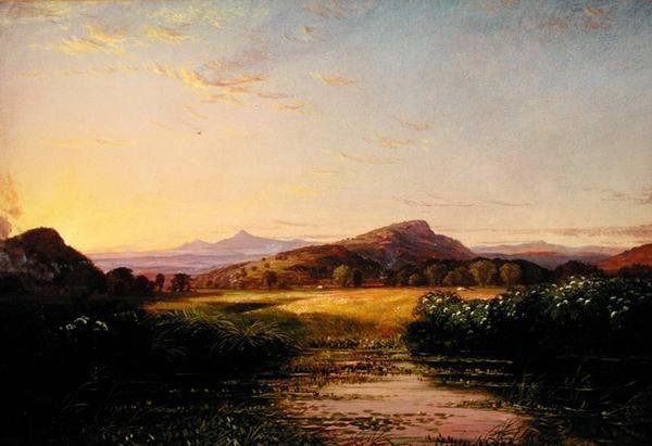 Esquisse de paysage, vers 1860-70 - Thomas Hiram Hotchkiss