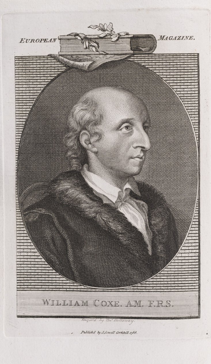 Portrait de William Coxe 1748-1828, 1786 - Thomas Holloway