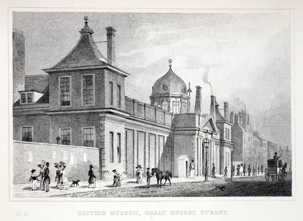 British Museum, Great Russell Street, de 