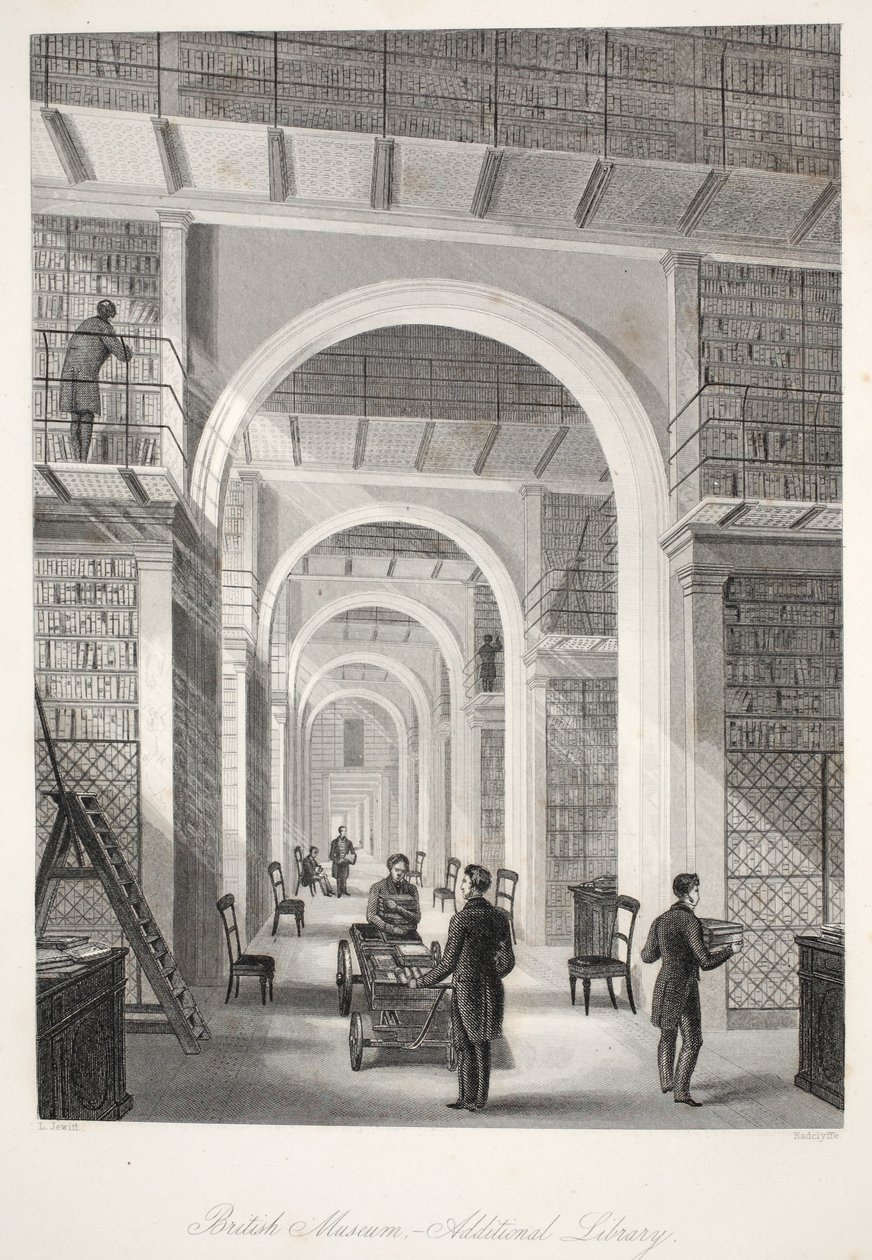 British Museum, la bibliothèque supplémentaire, de 