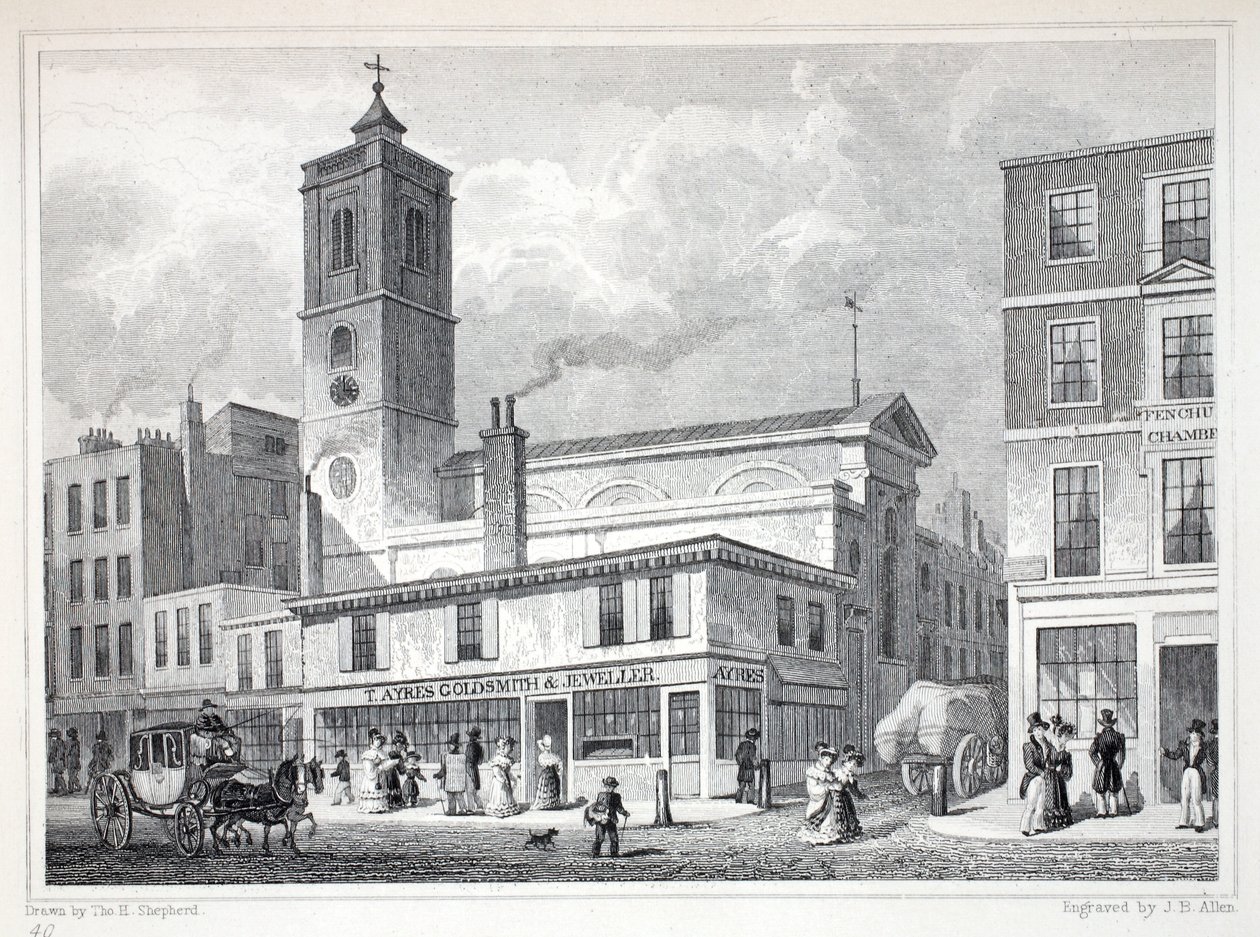 Église Saint-Dionis, Backchurch, de 