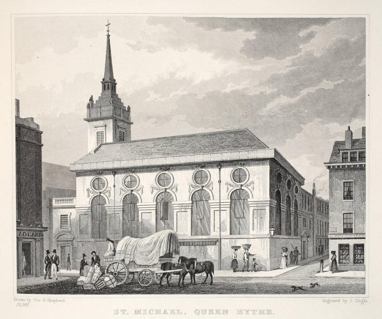 Église Saint-Michel, Queenhithe, de 
