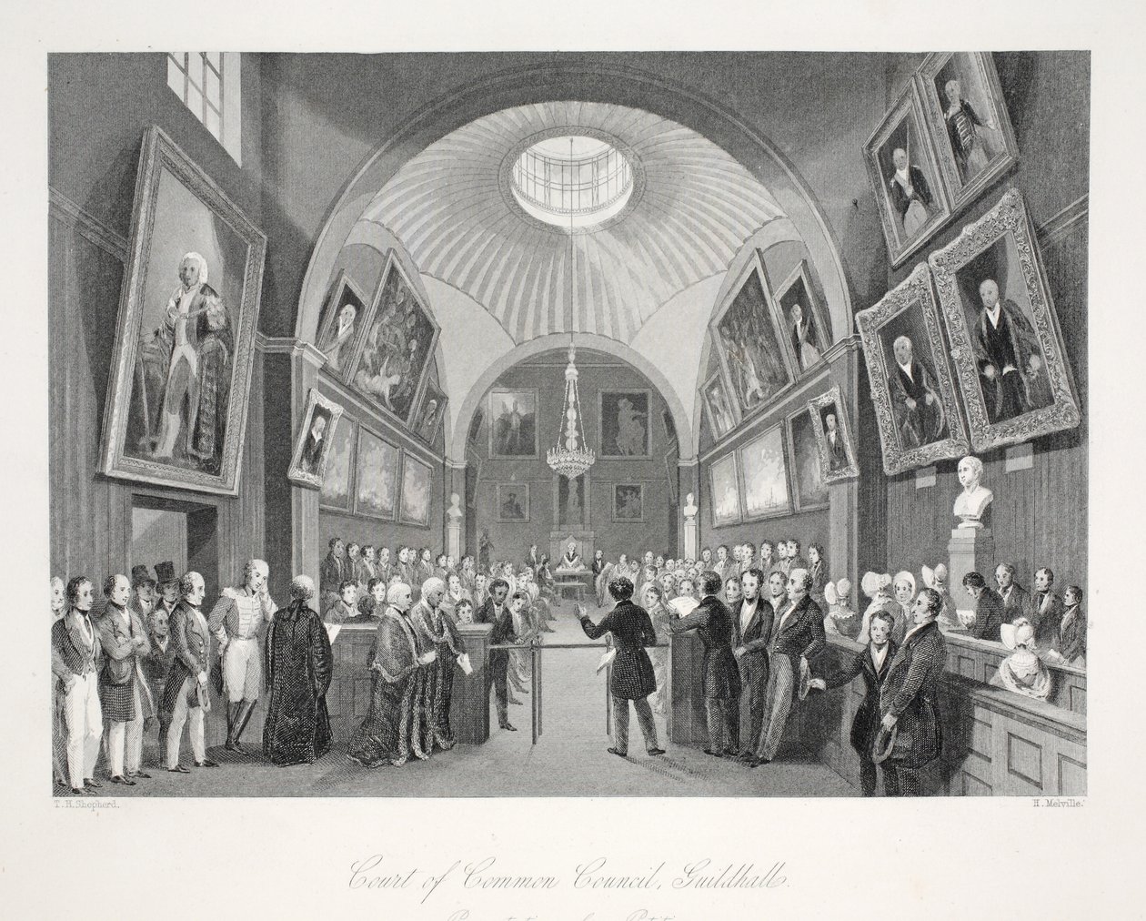 Cour du Conseil Commun, Guildhall, de 