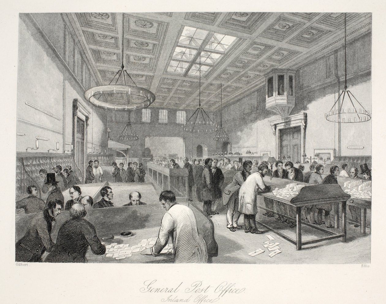 Bureau de Poste Général, Bureau Intérieur, de 