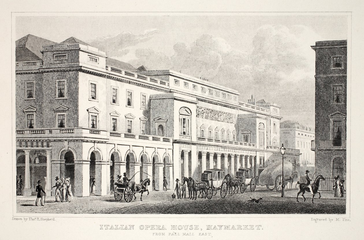 Opéra italien, Haymarket, de 