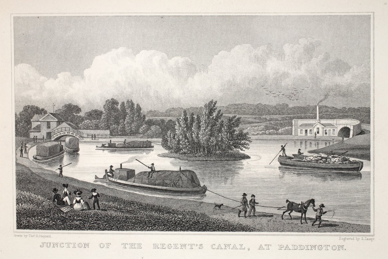 Jonction du canal de Regent à Paddington, de 