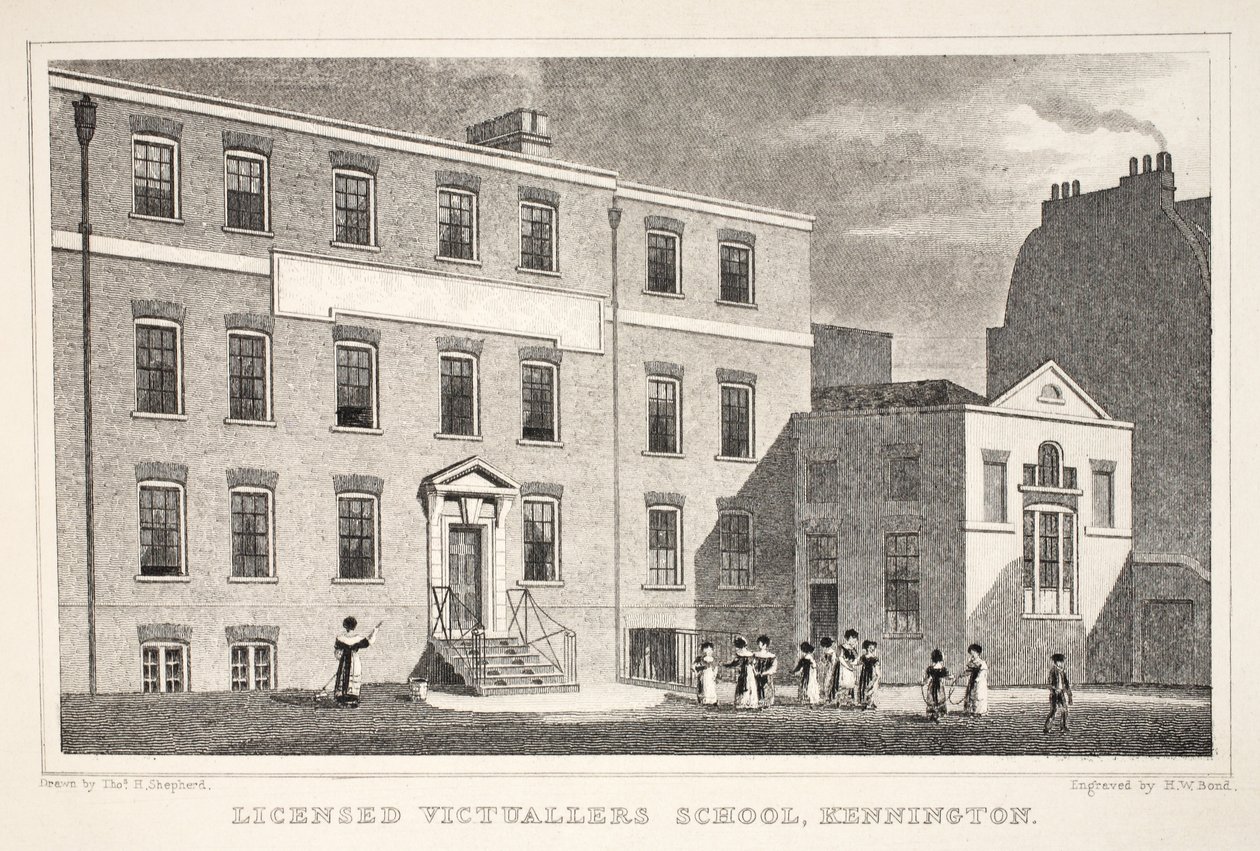 École des débitants de boissons autorisés, Kennington, de 