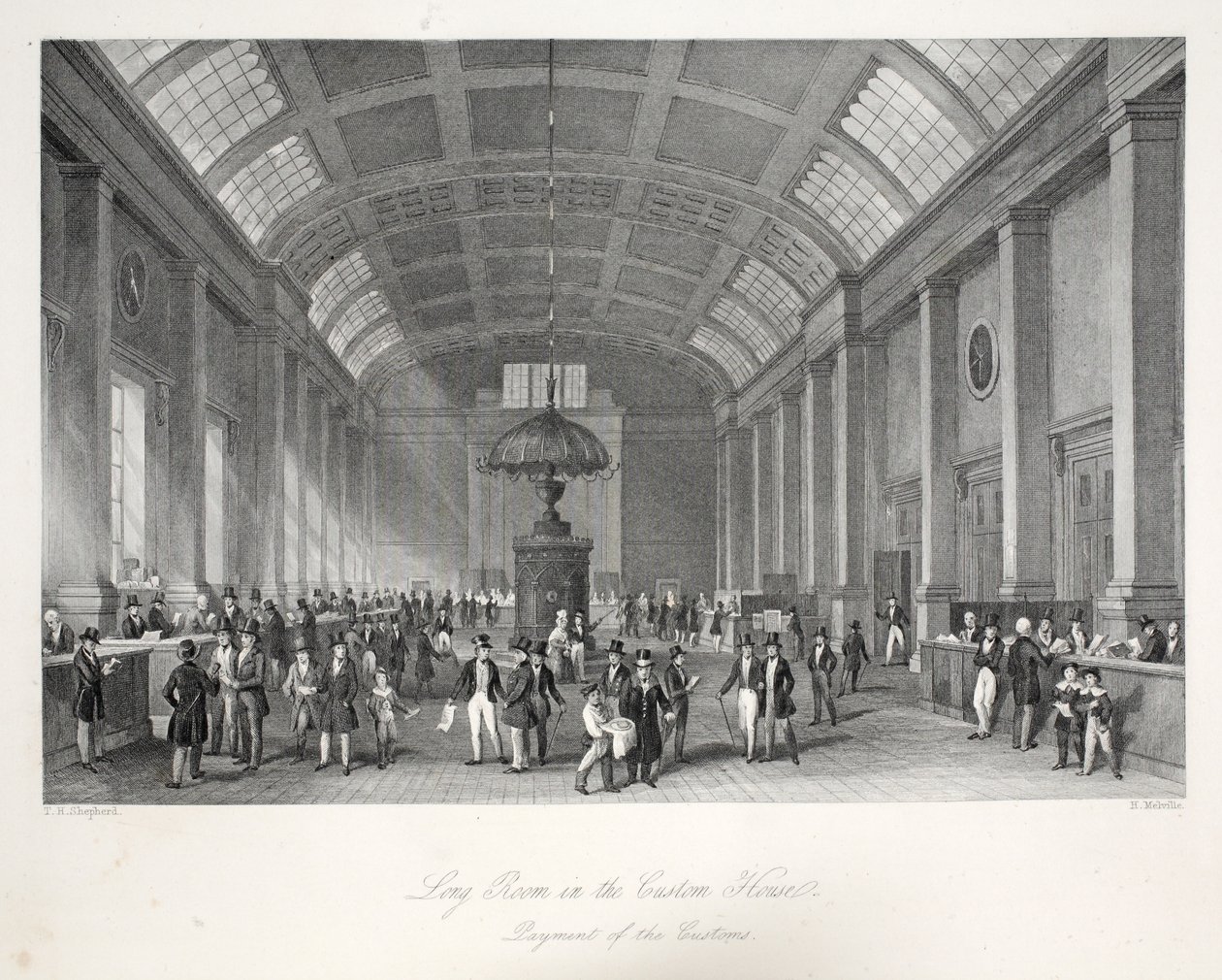 Grande salle de la douane, de 