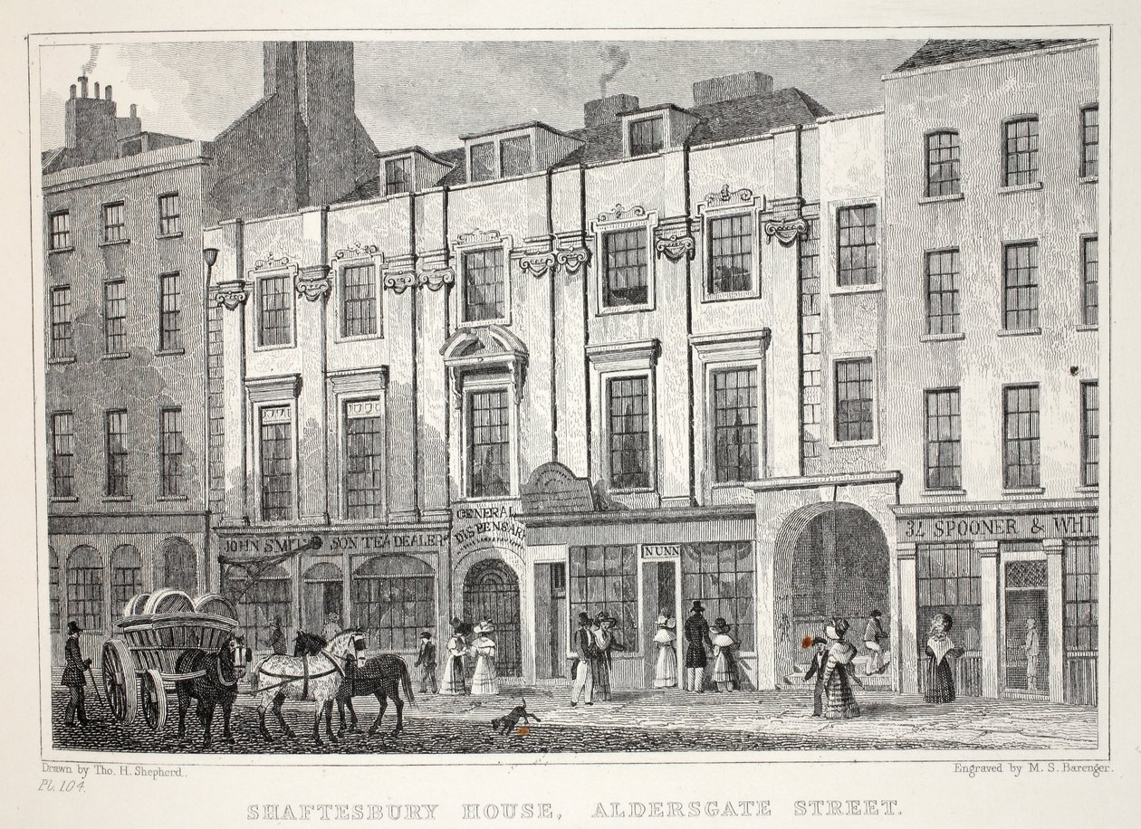 Shaftesbury House, Aldersgate Street, de 