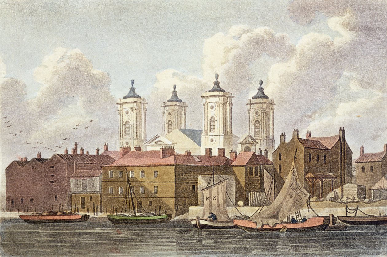 Église Saint-Jean Westminster, 1815 - Thomas Hosmer Shepherd
