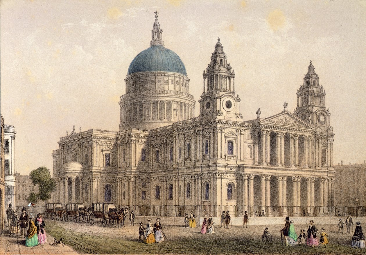 Cathédrale Saint-Paul depuis le nord-ouest - Thomas Hosmer Shepherd