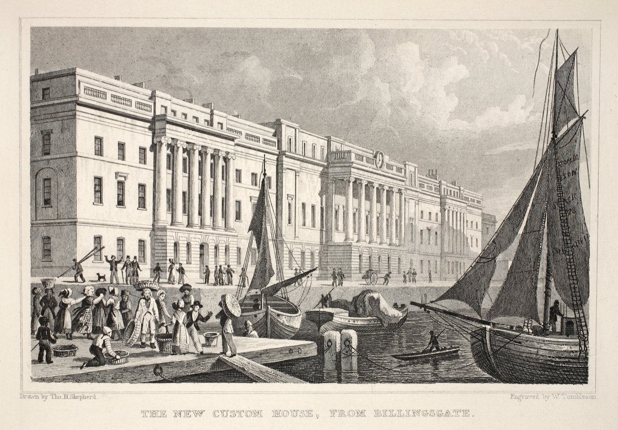 La Nouvelle Douane, de Billingsgate, de 