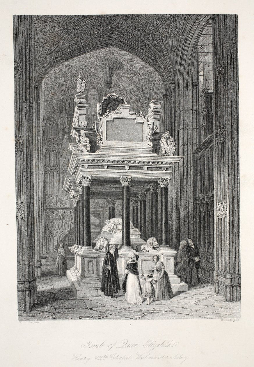 Tombe de la reine Élisabeth I, de 