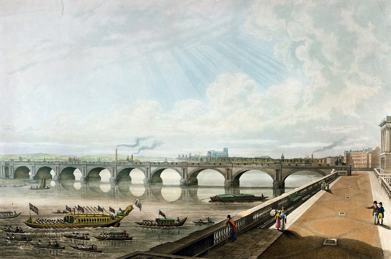 Vue du pont de Waterloo depuis l