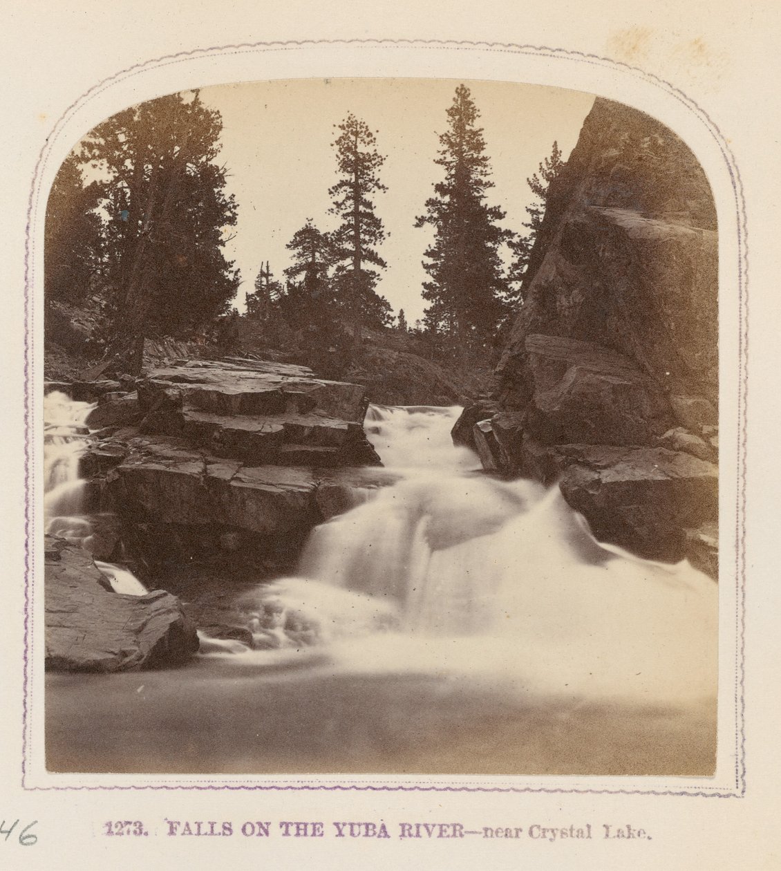 Chutes de la rivière Yuba - près de Crystal Lake - Thomas Houseworth
