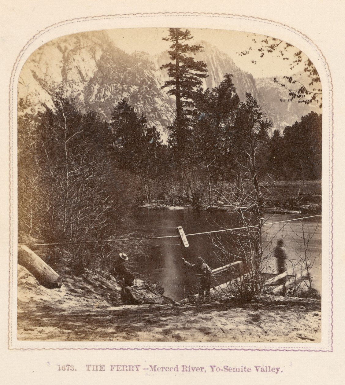 The Ferry - Merced River, Yo-Semite Valley - Thomas Houseworth