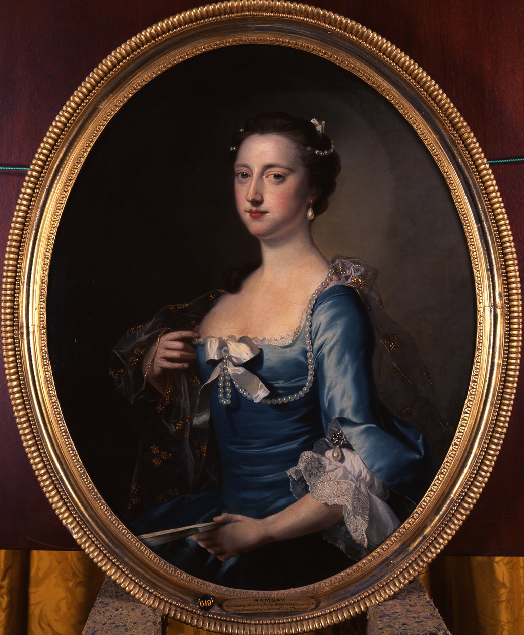 Portrait de Frances Thynne, Lady Hertford, plus tard Duchesse de Somerset - Thomas Hudson