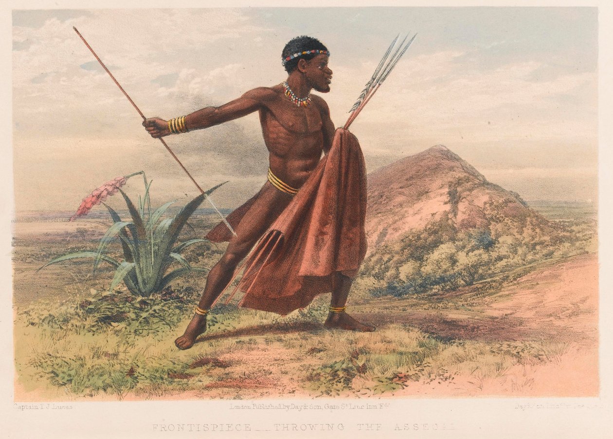Guerrier Xhosa, 8e guerre de frontière du Cap - Thomas J. (after) Lucas