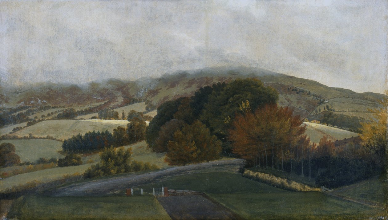 Montagnes de Carneddau depuis Pencerrig, vers 1776 - Thomas Jones