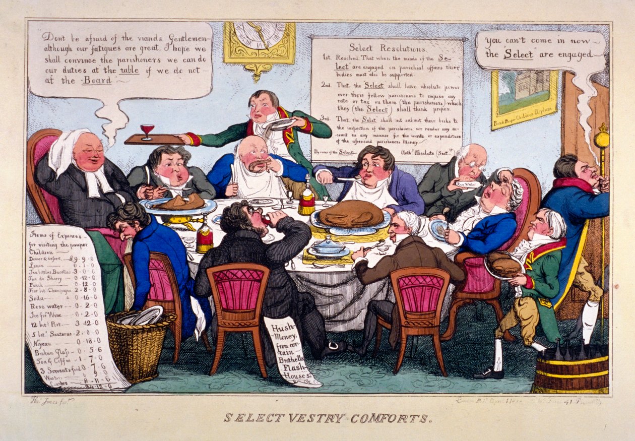 Conforts de la vestry sélecte - Thomas Jones