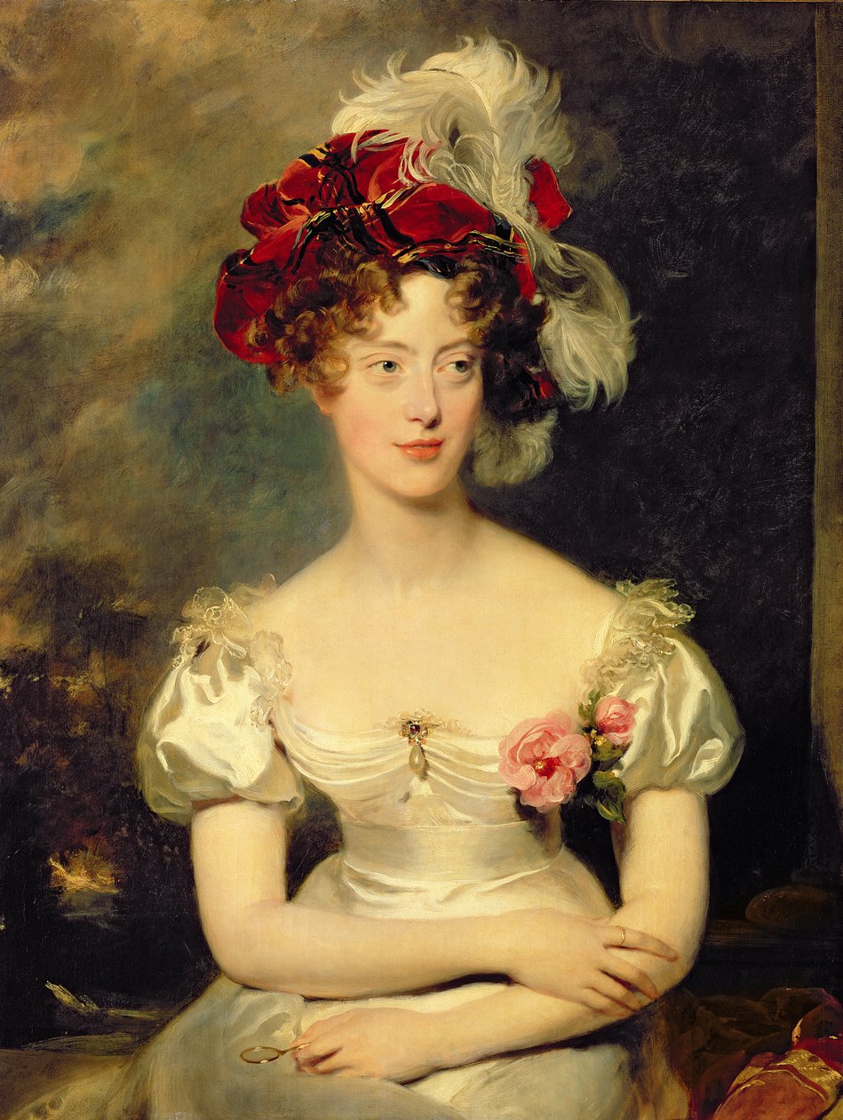 Marie-Caroline de Bourbon (1798-1870) Duchesse de Berry - Thomas Lawrence
