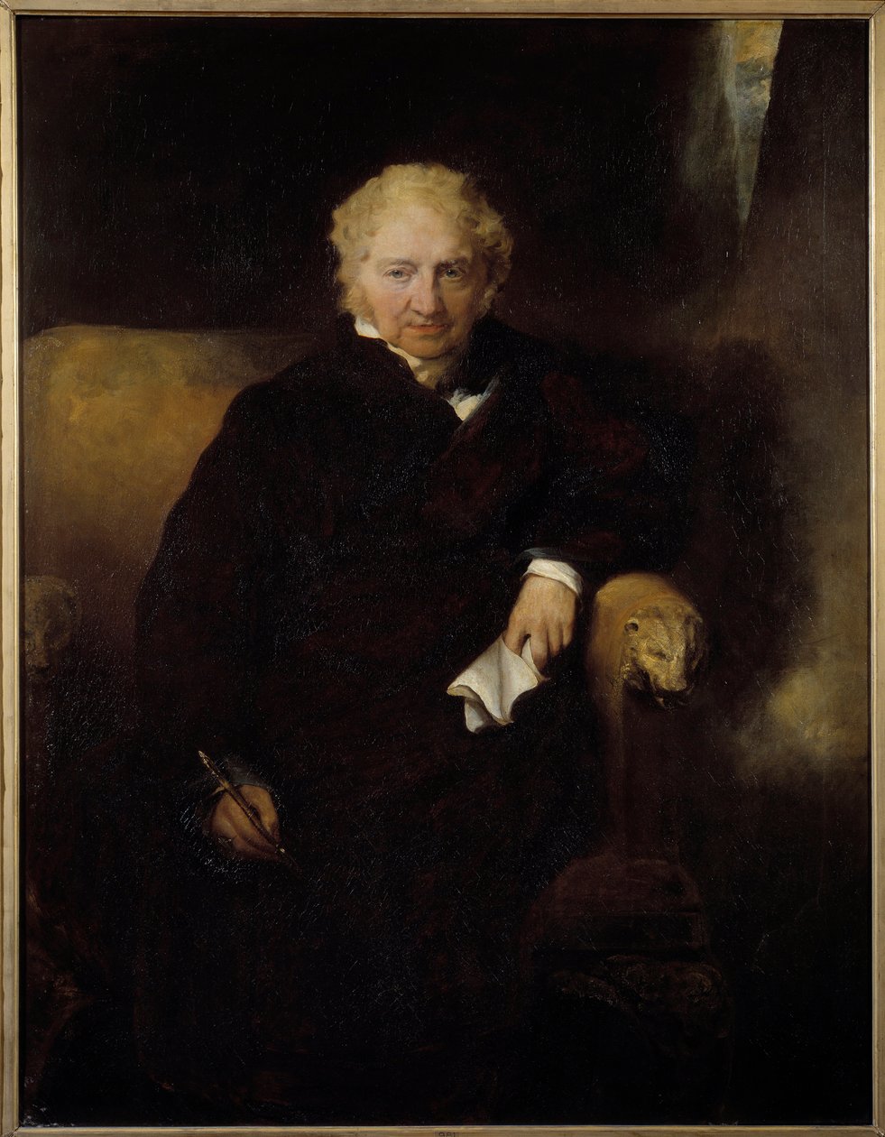 Portrait du peintre Henri Fussli (ou Fuseli) (1741-1825). Peinture de Sir Thomas Lawrence (1769-1830) XIXe siècle Bayonne, Musée Bonnat - Thomas Lawrence