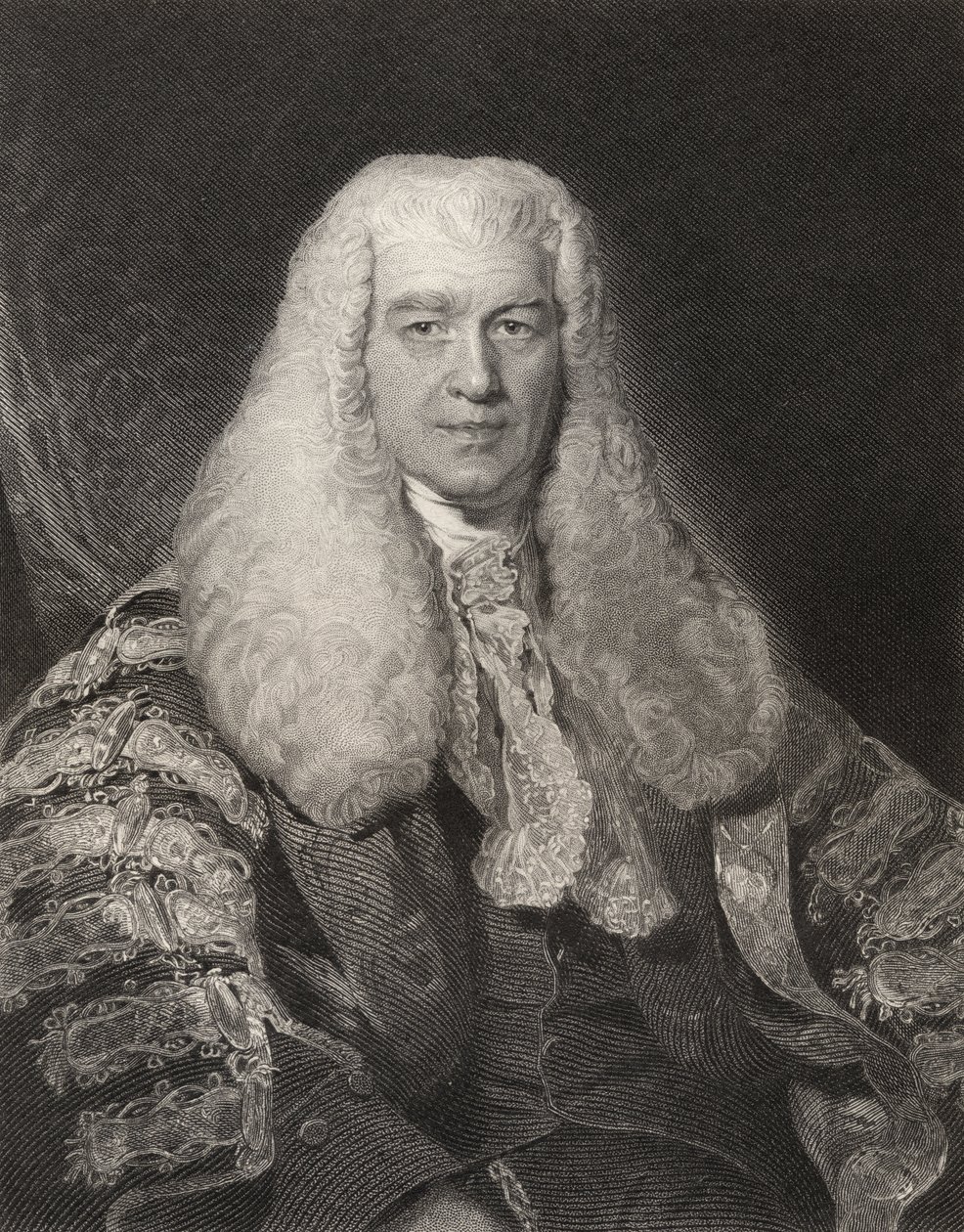 Sir Thomas Plumer, gravé par H. Robinson, de 