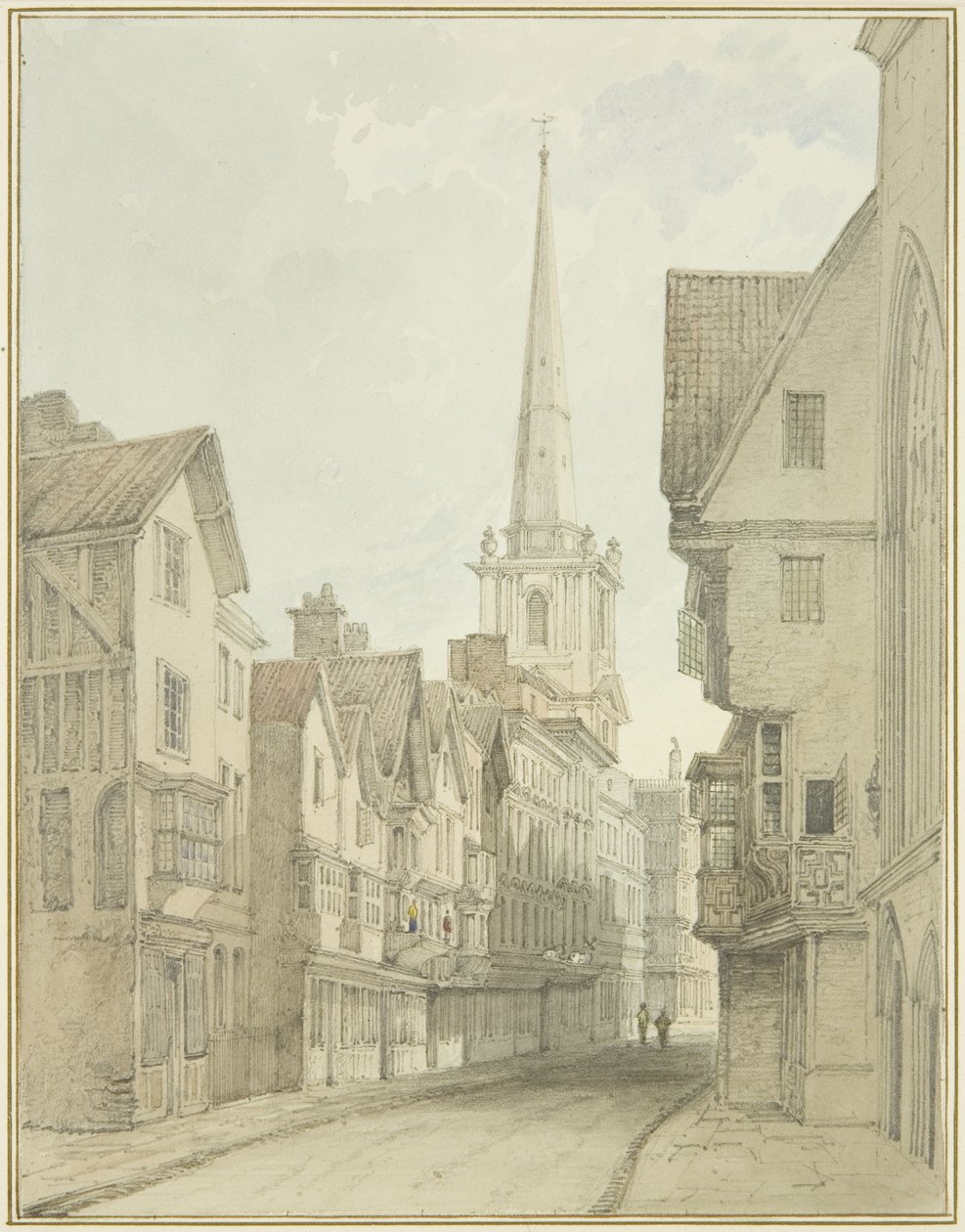 Broad Street - Thomas Leeson the Elder Rowbotham