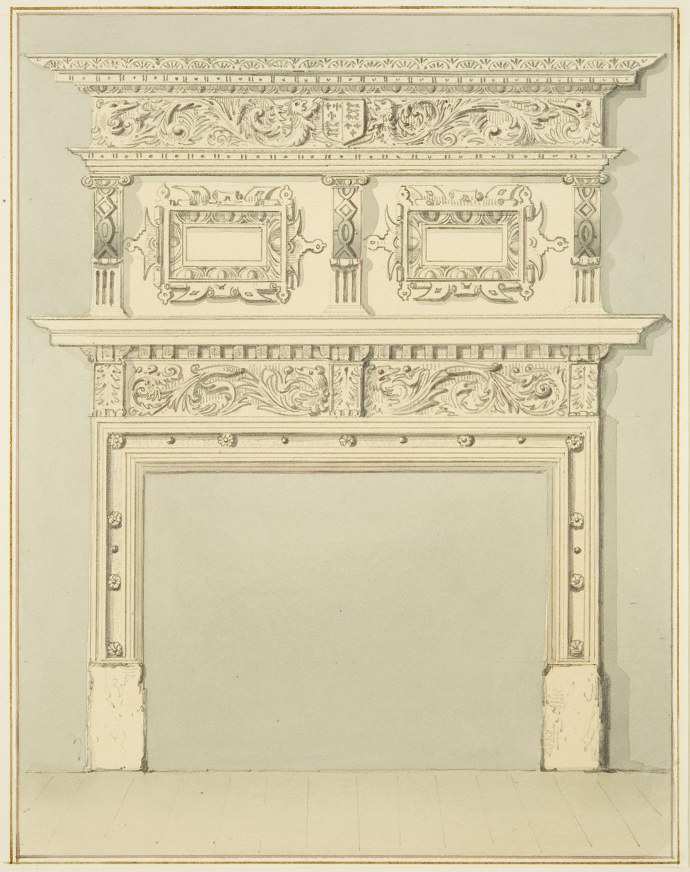 Cheminée dans la salle basse, 9 Small Street - Thomas Leeson the Elder Rowbotham