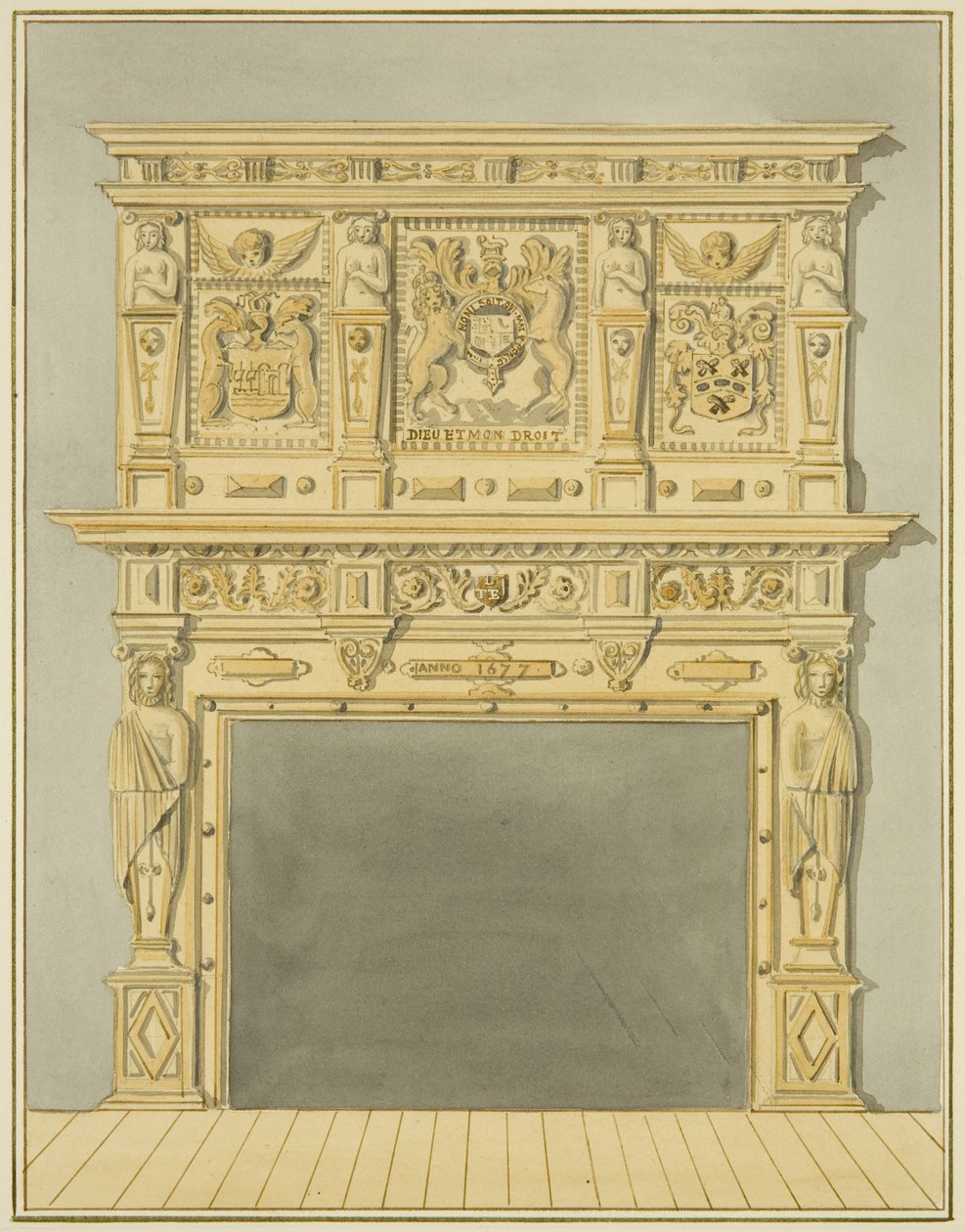 Cheminée dans la maison à côté de St James