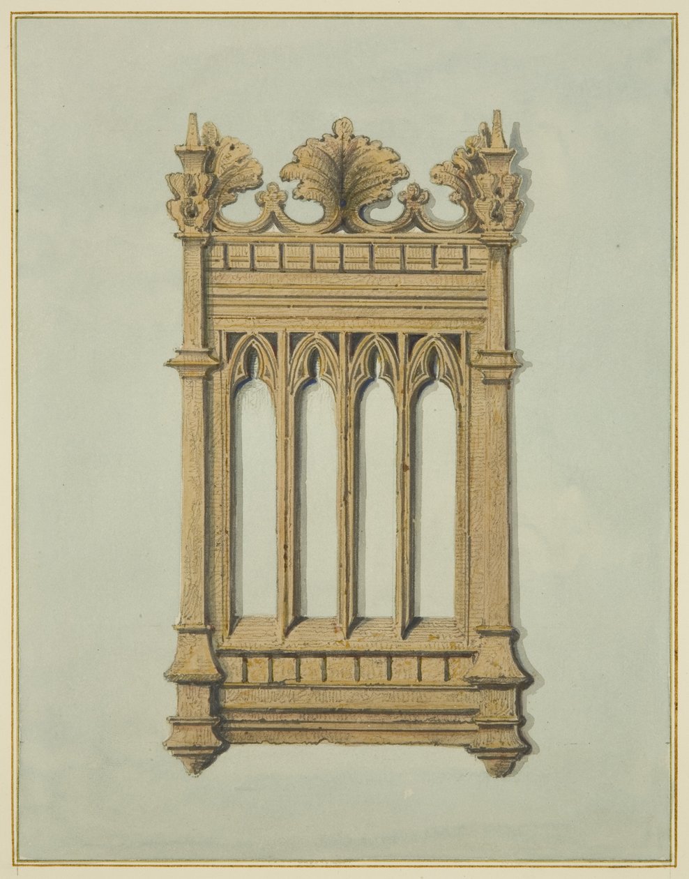 Fragment de chêne sculpté de l