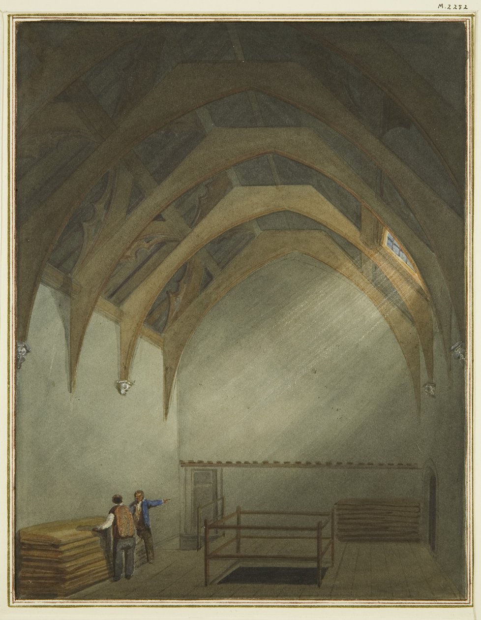 Hall chez M. Attwood, attenant à Back Hall - Thomas Leeson the Elder Rowbotham