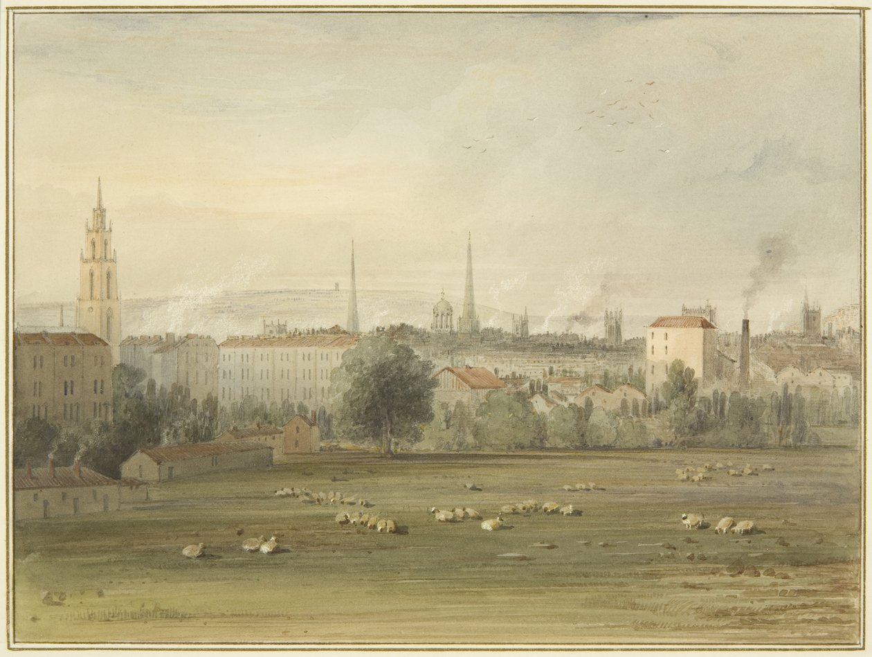 Près de Stokes Croft avec vue sur la ligne d
