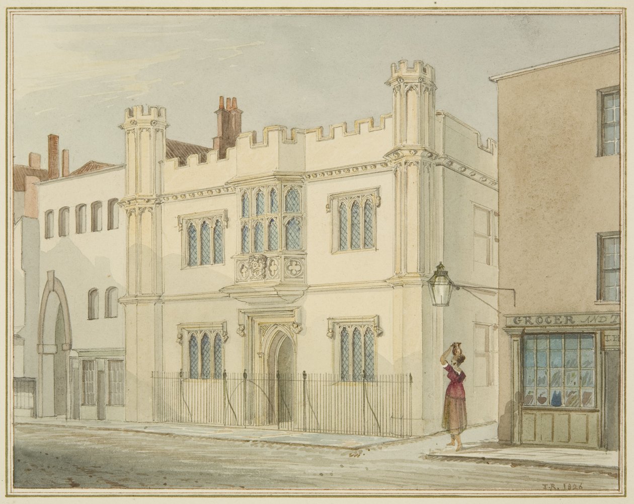 Nouvelle façade des maisons de retraite de White - Thomas Leeson the Elder Rowbotham