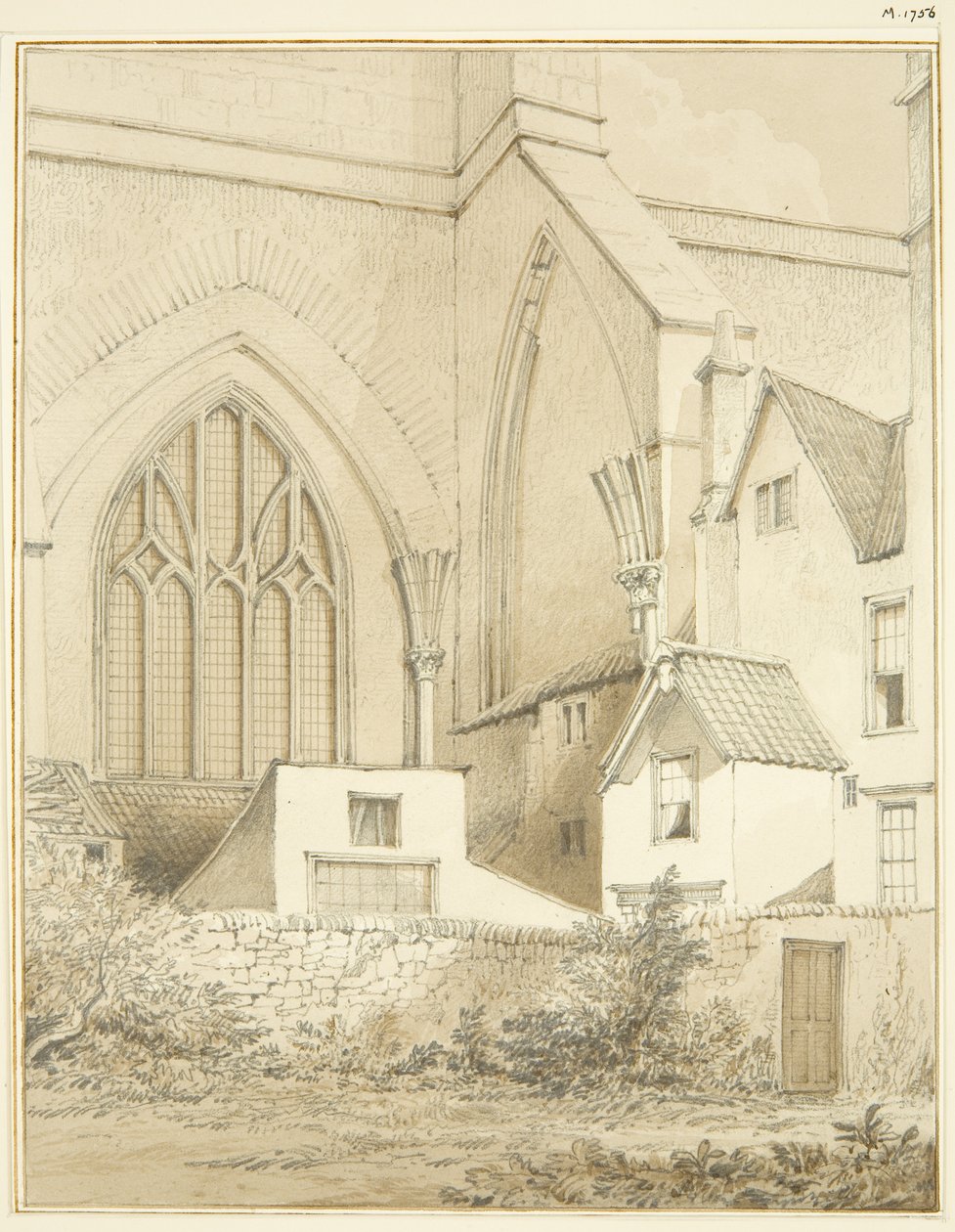 Angle Nord-Ouest de la Cathédrale de Bristol - Thomas Leeson the Elder Rowbotham
