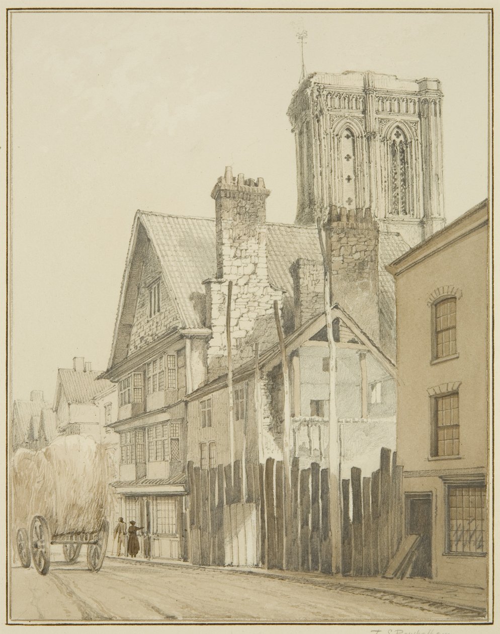 Temple Street, montrant la tour de l