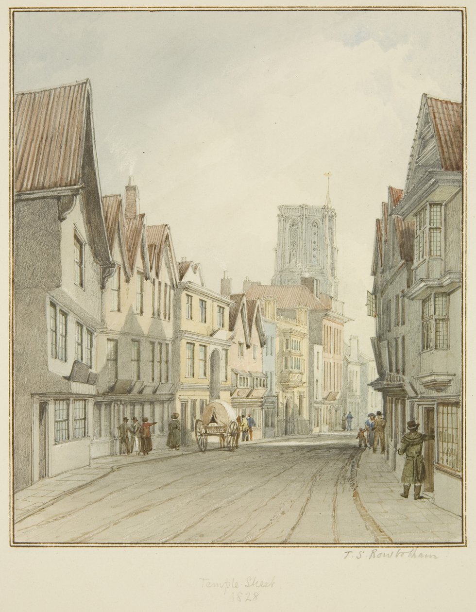 Temple Street, montrant la tour de l