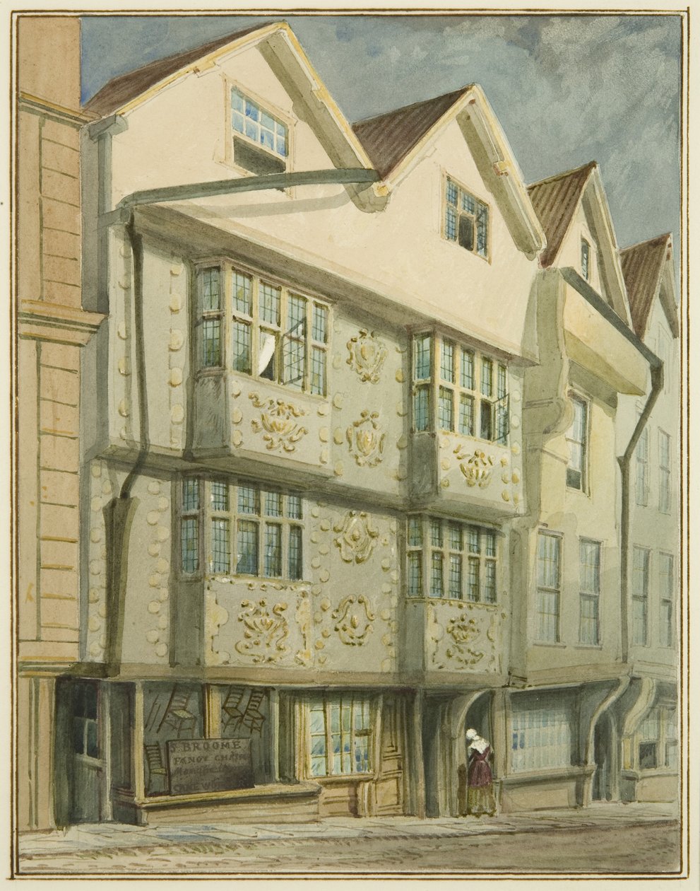 Le côté nord de Baldwin Street - Thomas Leeson the Elder Rowbotham