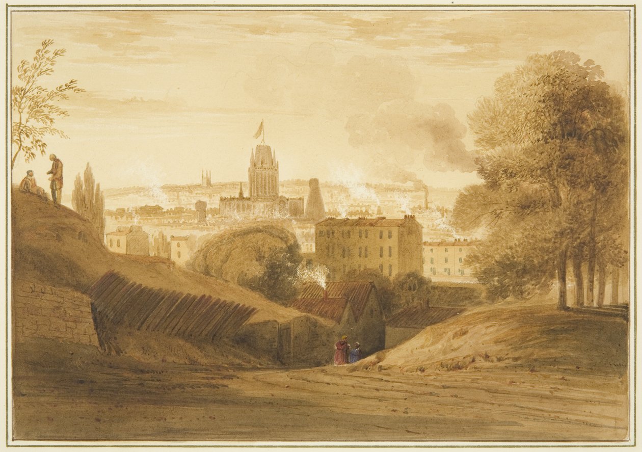 Vue depuis Bath Road, près des Wells, Totterdown - Thomas Leeson the Elder Rowbotham