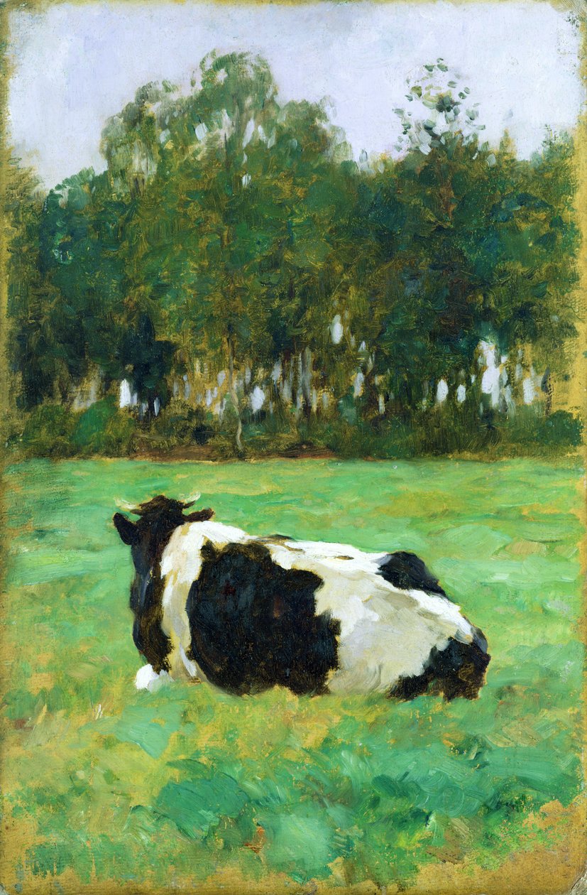 Une vache dans le pré - Thomas Ludwig Herbst