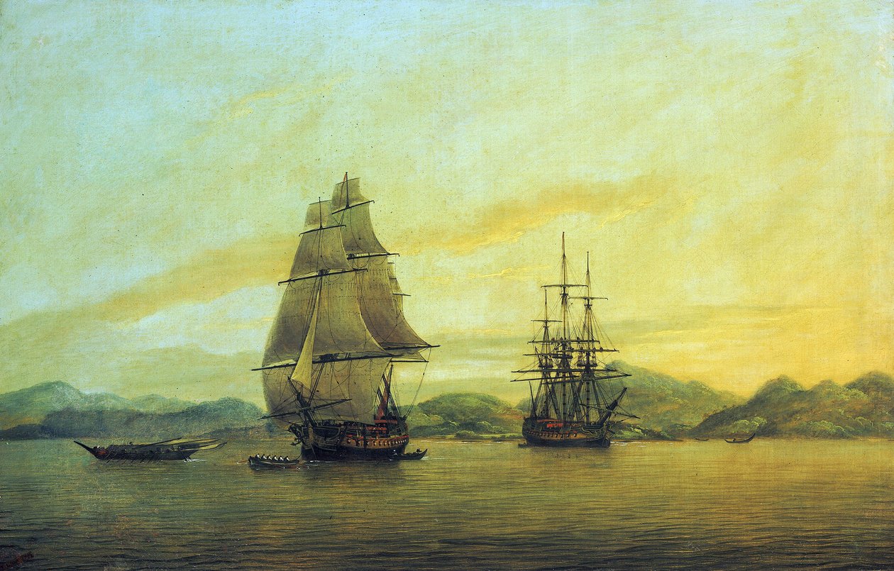 Le navire marchand de la Compagnie des Indes orientales 