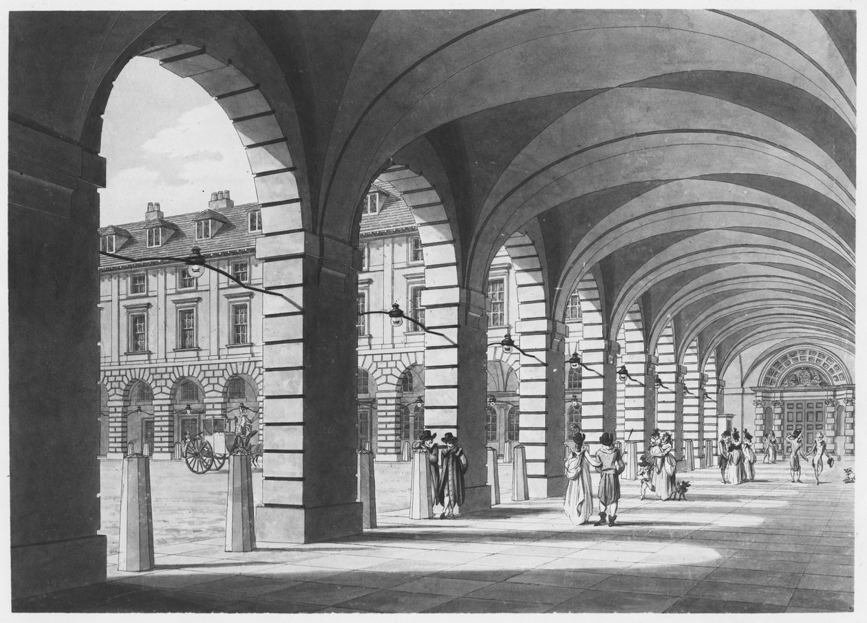 Piazza, Covent Garden, 1796 - Thomas Malton Jnr.