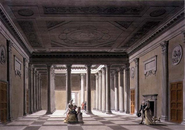 La salle à Purbrook - Thomas Malton Jnr.