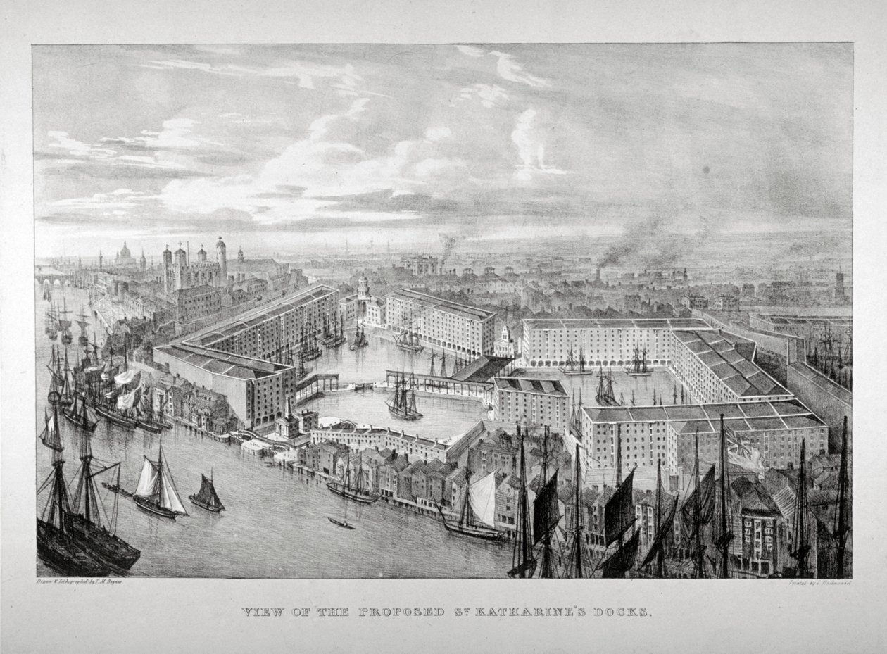 Vue du projet de St Katharine