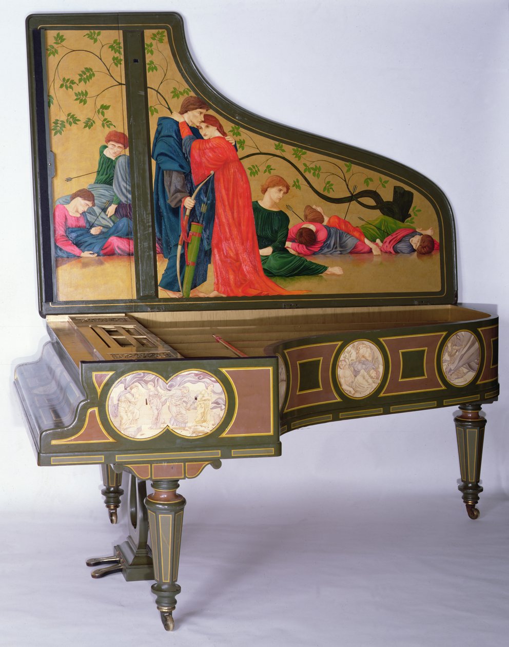 Piano à queue de concert par Sébastien Erard, vers 1850 - Thomas Matthews Rooke