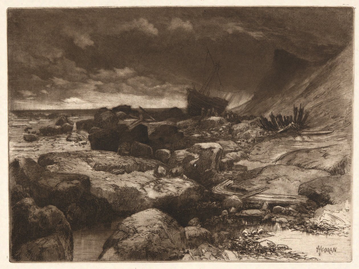 Une épave - Thomas Moran
